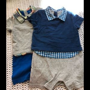 Baby Gap 12-18 dressy rompers